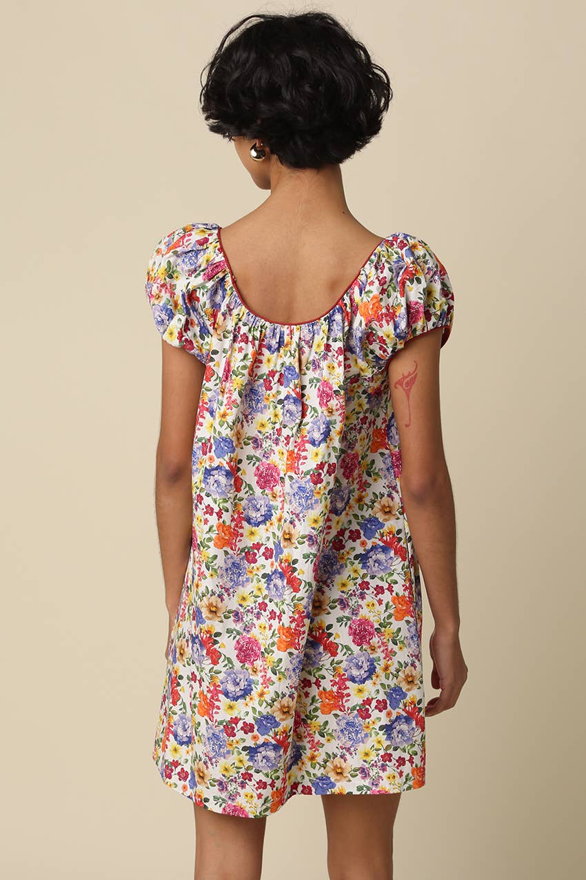 Garden Babydoll Mini Dress