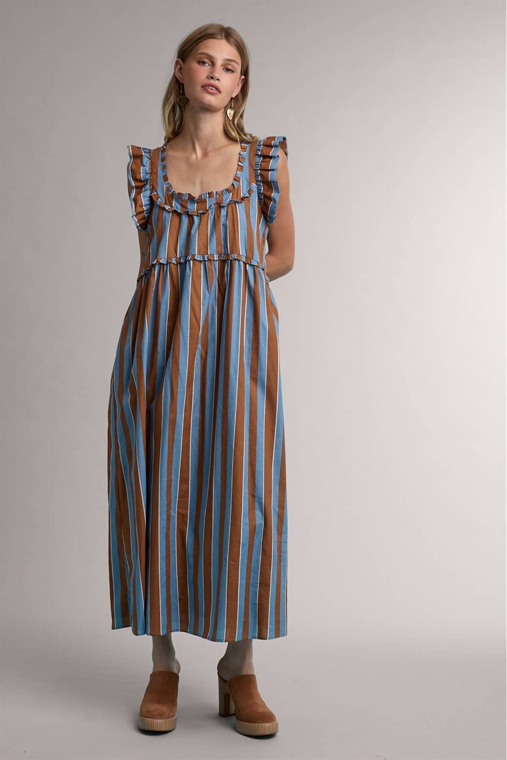 Coco Ruffle Midi Dress