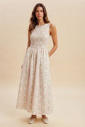 Floral Smocked Maxi Dress
